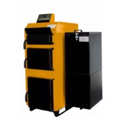 Berussa BRS-DS 30 - 30.000 K/Cal Dual Stokerli Katı Yakıtlı Kazan + Pompa ve Fan Ücretsiz Sevk