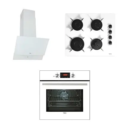 Teka Chef 6 Ankastre 3'Lü Set (Ocak + Fırın + Davlumbaz) - Ücretsiz Sevk